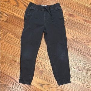 GUC Abercrombie Kids Black Jogger Bottoms; Size 7-8